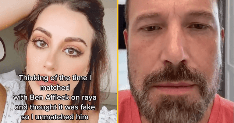 Woman shares video Ben Affleck sent her after she unmatched him on dating app Woman shares video Ben Affleck sent her after she unmatched him on dating app