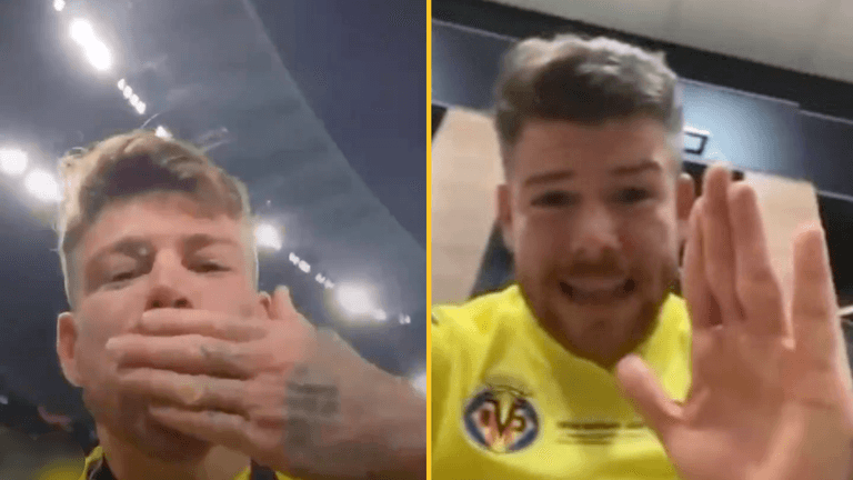 Alberto Moreno screams ‘you’ll never walk alone’ after Villarreal victory over Man United Alberto Moreno screams ‘you’ll never walk alone’ after Villarreal victory over Man United