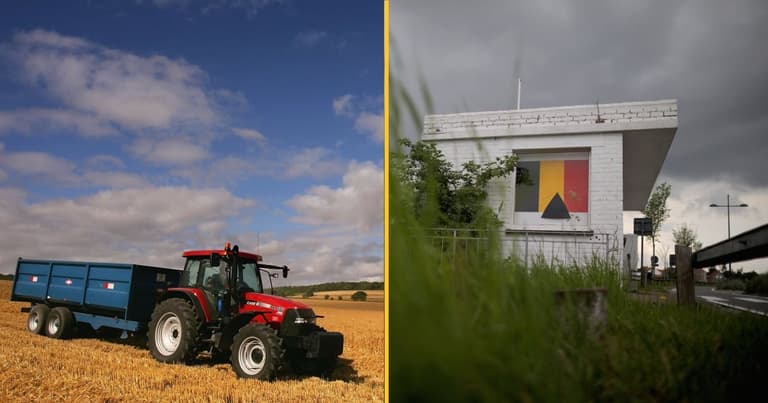 Belgian farmer accidentally moves French border Belgian farmer accidentally moves French border