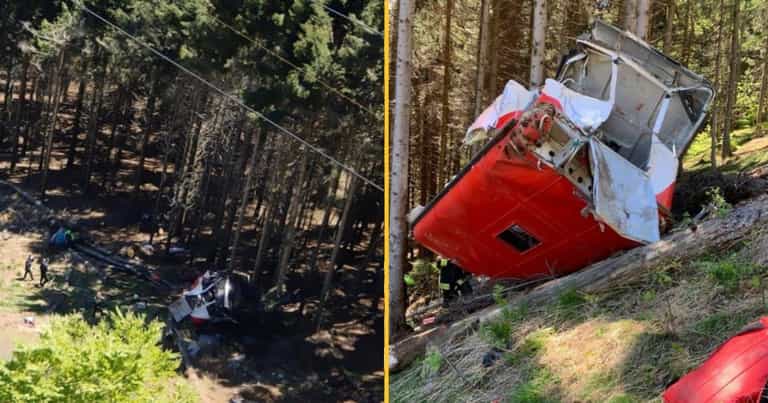 At least 12 dead as cable car falls in Italy At least 12 dead as cable car falls in Italy