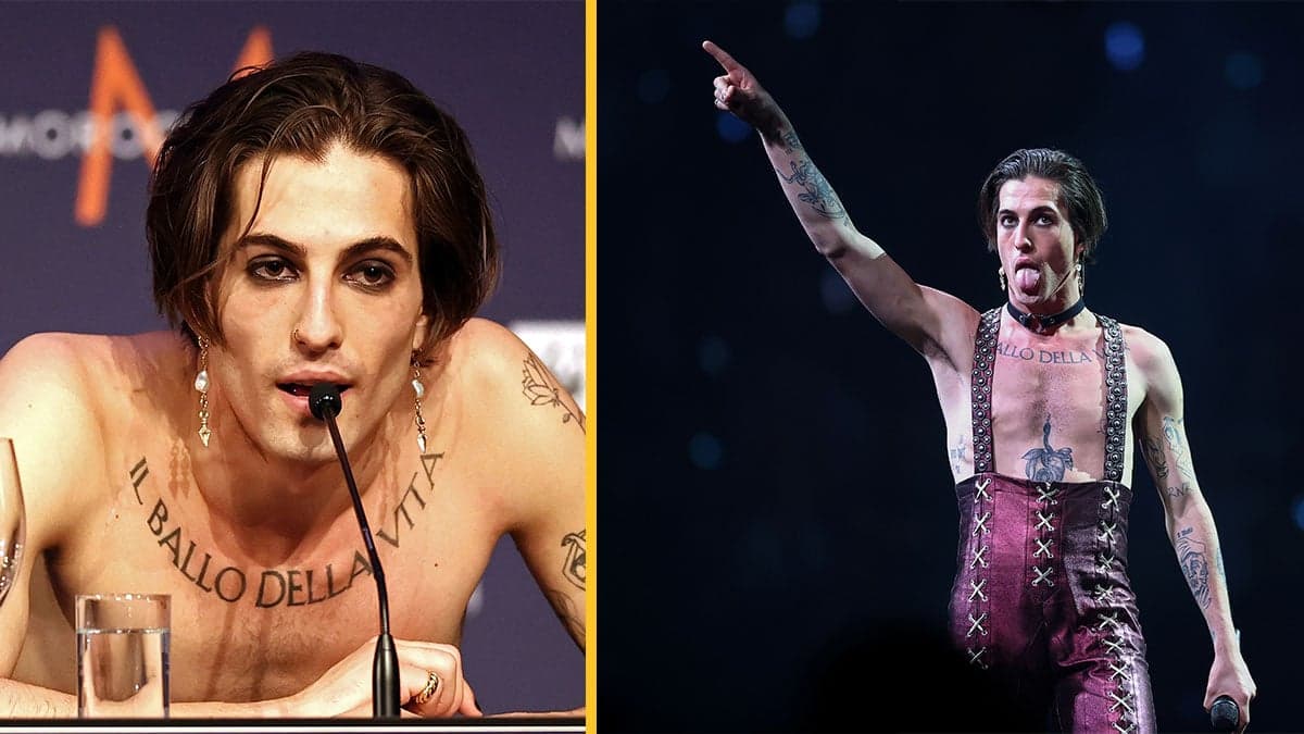 Eurovision winner Damiano David denies he was “using cocaine” after footage goes viral