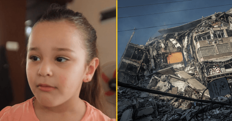 Five-year-old in Gaza knows no English but she knows the word for bombing Five-year-old in Gaza knows no English but she knows the word for bombing