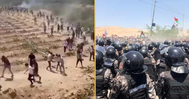 Pro-Palestinian protesters in Lebanon storm Israel border fences Pro-Palestinian protesters in Lebanon storm Israel border fences