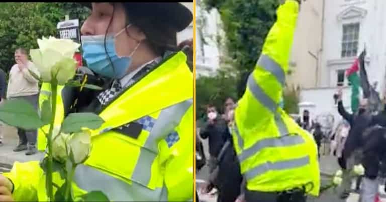 Policewoman who shouted “Free Palestine” at protest won’t be sacked Policewoman who shouted “Free Palestine” at protest won’t be sacked