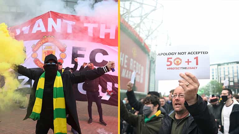 Man Utd use “decoy” coaches to avoid protests postponing Liverpool game again Man Utd use “decoy” coaches to avoid protests postponing Liverpool game again