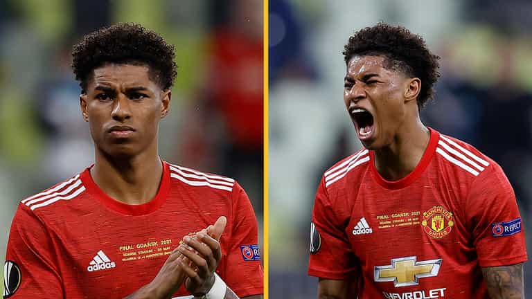 Marcus Rashford highlights racial abuse after Man Utd Europa League defeat Marcus Rashford highlights racial abuse after Man Utd Europa League defeat