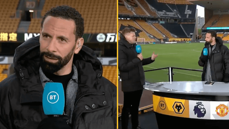 Rio Ferdinand tweets message to Wolves fan removed from stadium for racially abusing him Rio Ferdinand tweets message to Wolves fan removed from stadium for racially abusing him