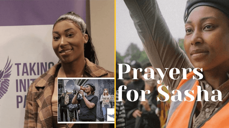 BLM activist Sasha Johnson fighting for her life after being shot in the head BLM activist Sasha Johnson fighting for her life after being shot in the head