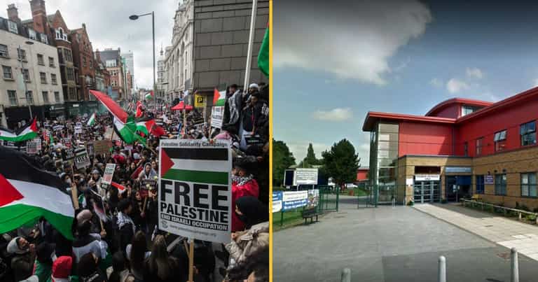 School responds to backlash after excluding pupil who shouted ‘free Palestine’ in class School responds to backlash after excluding pupil who shouted ‘free Palestine’ in class