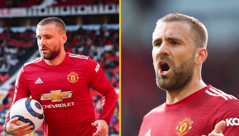 Luke Shaw stands up for Man United fan who threw green and gold scarf at him Luke Shaw stands up for Man United fan who threw green and gold scarf at him