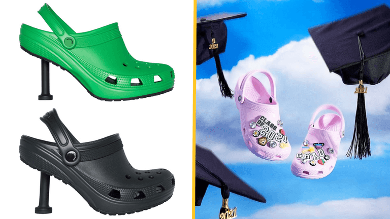 Balenciaga and Crocs team up to make stiletto sandals Balenciaga and Crocs team up to make stiletto sandals