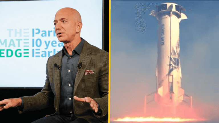 Jeff Bezos will spend just 3 minutes in space and with no pilot Jeff Bezos will spend just 3 minutes in space and with no pilot