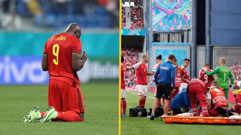 Romelu Lukaku pays tribute to Christian Eriksen in emotional post-match interview Romelu Lukaku pays tribute to Christian Eriksen in emotional post-match interview