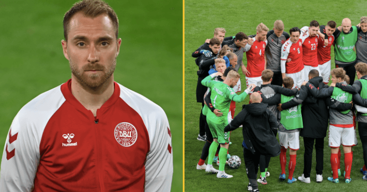Christian Eriksen’s first words from hospital show his sharp sense of humour