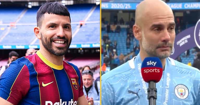 Sergio Aguero’s father accuses Guardiola of ‘fake tears’ after striker’s last appearance Sergio Aguero’s father accuses Guardiola of ‘fake tears’ after striker’s last appearance