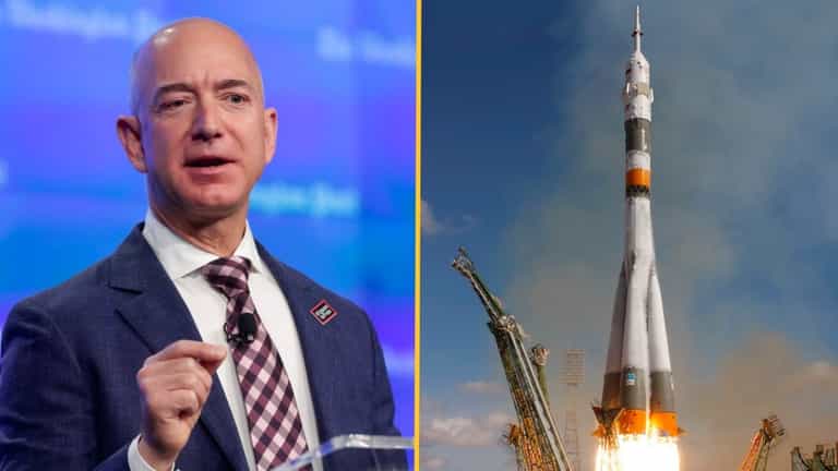Jeff Bezos shooting himself into space next month Jeff Bezos shooting himself into space next month