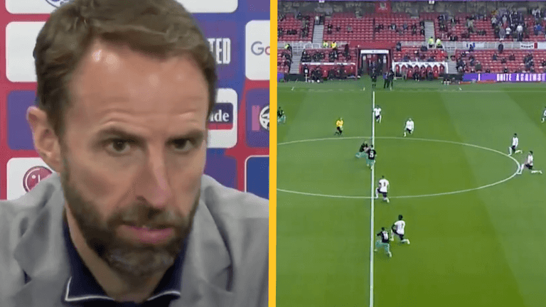 Gareth Southgate condemns fans who booed when players took the knee Gareth Southgate condemns fans who booed when players took the knee