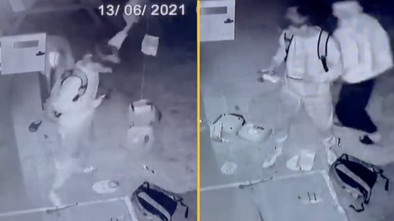 Vandals smash defibrillator at football club just hours after Christian Eriksen’s collapse Vandals smash defibrillator at football club just hours after Christian Eriksen’s collapse