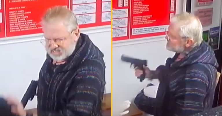 Man arrested for pulling fake gun on takeaway owner when asked to wear a mask Man arrested for pulling fake gun on takeaway owner when asked to wear a mask