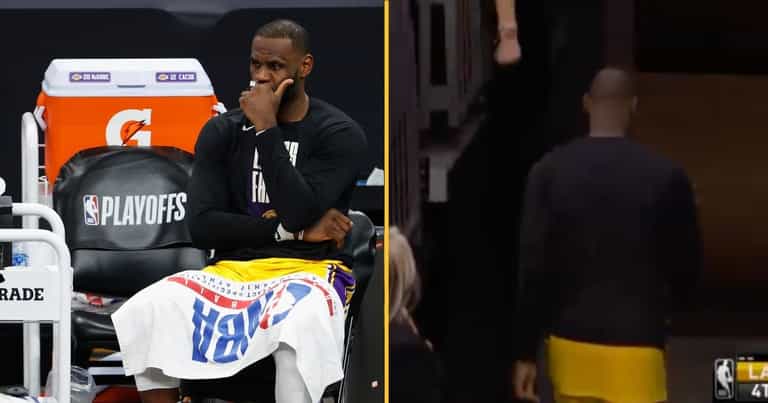 LeBron James ripped to shreds for leaving blowout Lakers loss with five minutes remaining LeBron James ripped to shreds for leaving blowout Lakers loss with five minutes remaining