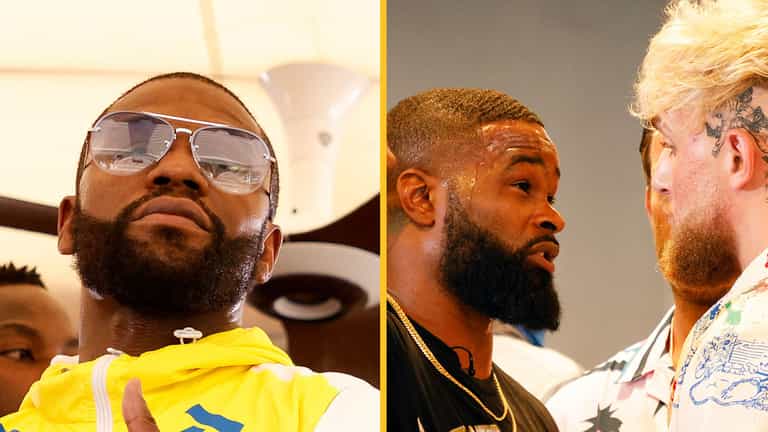 Floyd Mayweather offers to train Tyron Woodley ahead of his Jake Paul fight Floyd Mayweather offers to train Tyron Woodley ahead of his Jake Paul fight