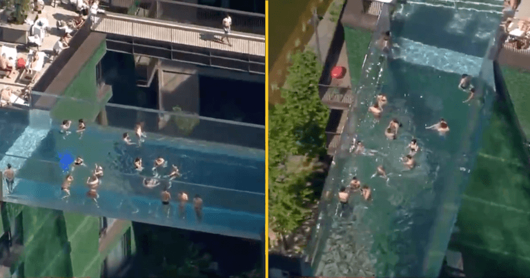 People in shared ownership housing can’t swim in world’s first ‘floating’ pool People in shared ownership housing can’t swim in world’s first ‘floating’ pool