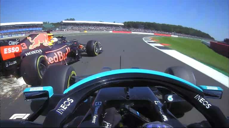Hamilton and Verstappen involved in early collision at Silverstone Hamilton and Verstappen involved in early collision at Silverstone
