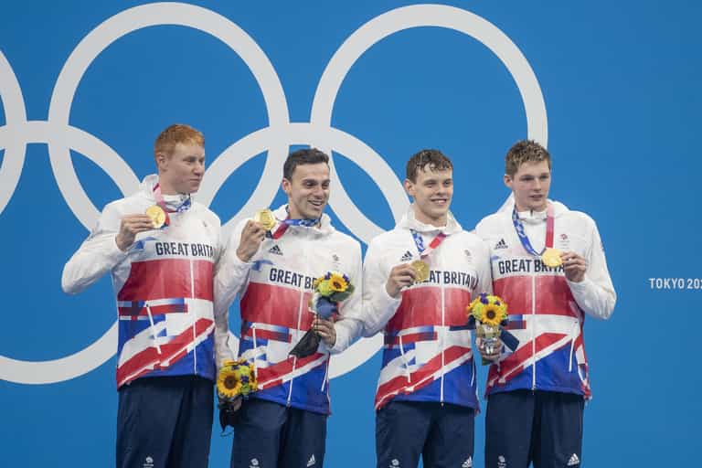 Team GB storm to another gold in the pool with victory in 4x200m freestyle relay Team GB storm to another gold in the pool with victory in 4x200m freestyle relay
