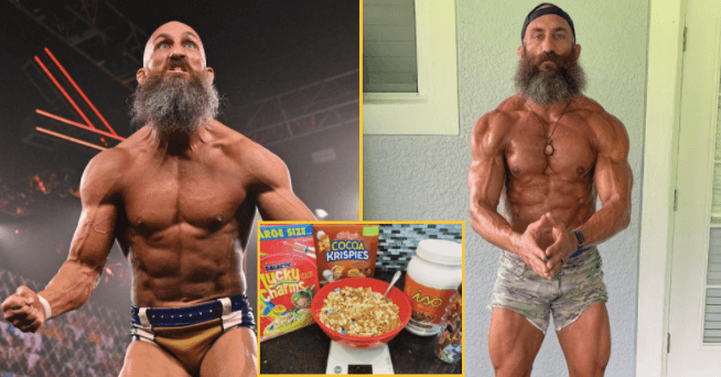 WWE superstar explains why he eats breakfast cereal after a workout WWE superstar explains why he eats breakfast cereal after a workout