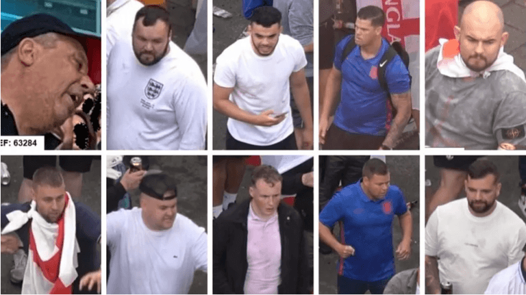 Police release images of men wanted in connection to Euro 2020 final chaos Police release images of men wanted in connection to Euro 2020 final chaos