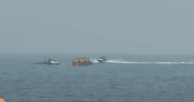 GMB news crew baffled after French warship delivers them 13 migrants GMB news crew baffled after French warship delivers them 13 migrants