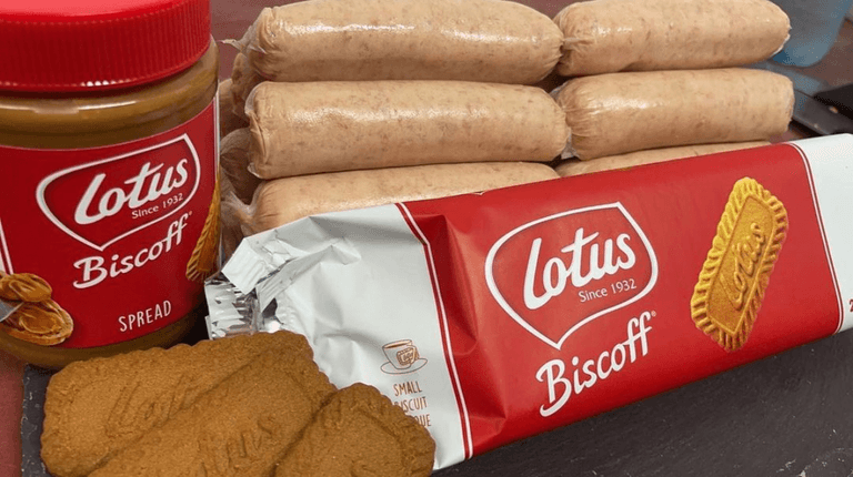 Butchers launch Lotus Biscoff sausages and customers can’t get enough of them Butchers launch Lotus Biscoff sausages and customers can’t get enough of them