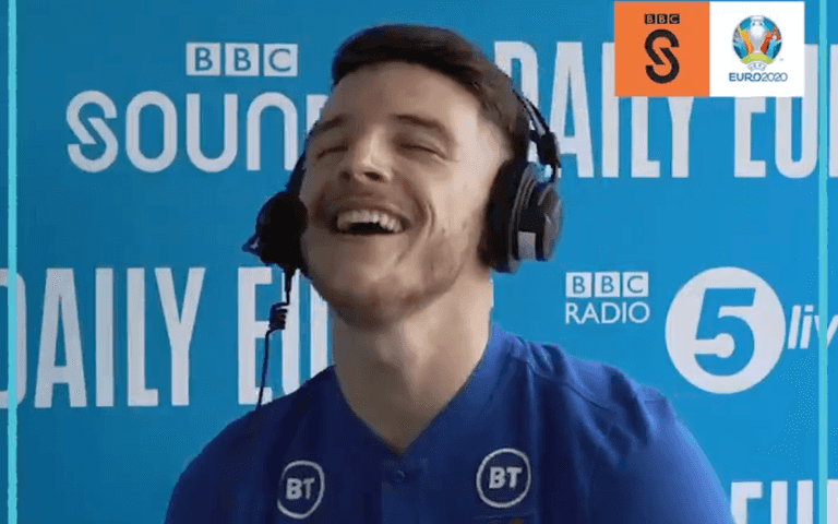 Declan Rice singing Sweet Caroline is everything you wanted it to be Declan Rice singing Sweet Caroline is everything you wanted it to be