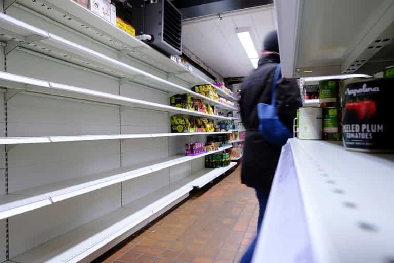 Brits should stockpile enough tinned food and water to last three days, government says Brits should stockpile enough tinned food and water to last three days, government says