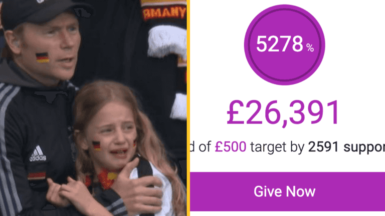 Fundraiser for crying Germany fan exceeds £25,000 Fundraiser for crying Germany fan exceeds £25,000