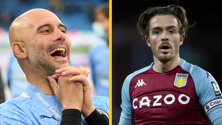 Man City submit English transfer record-shattering bid for Jack Grealish Man City submit English transfer record-shattering bid for Jack Grealish