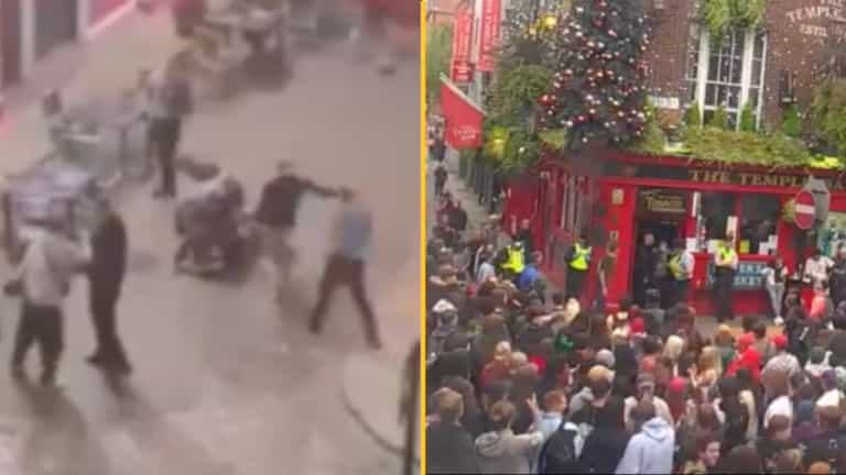 Protestors call on Dublin Temple Bar pub to “come out and say sorry” over alleged assault Protestors call on Dublin Temple Bar pub to “come out and say sorry” over alleged assault