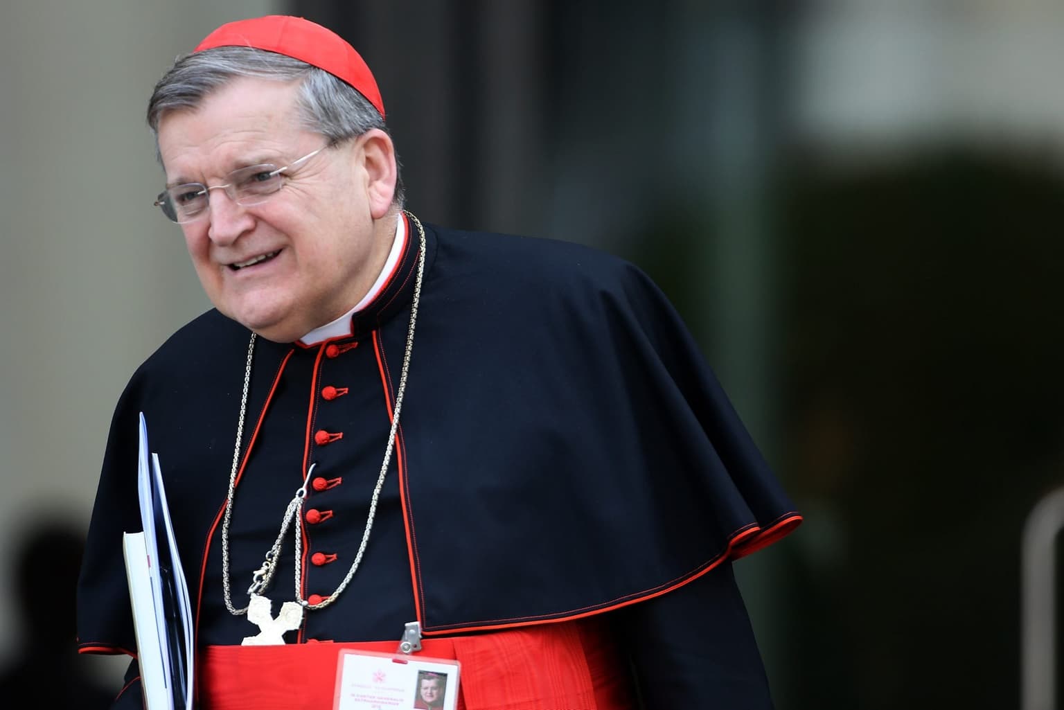 Cardinal who criticised vaccine placed on ventilator days after Covid diagnosis