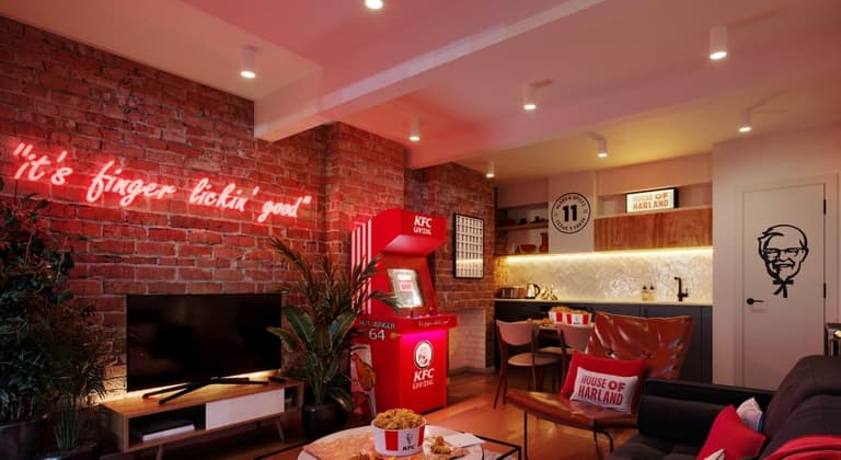 KFC themed hotel opens in UK with free chicken delivered to your room KFC themed hotel opens in UK with free chicken delivered to your room