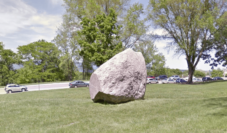 US university removes boulder seen as symbol of racism US university removes boulder seen as symbol of racism