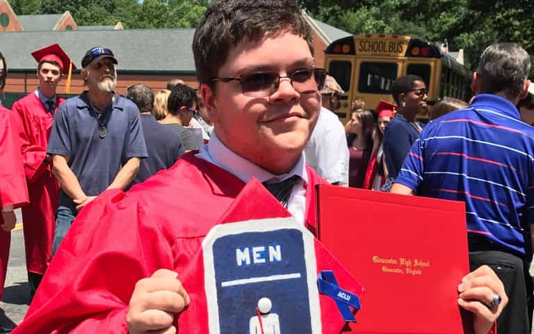 School ordered to pay $1.3million to transgender student after refusing him bathroom access School ordered to pay $1.3million to transgender student after refusing him bathroom access