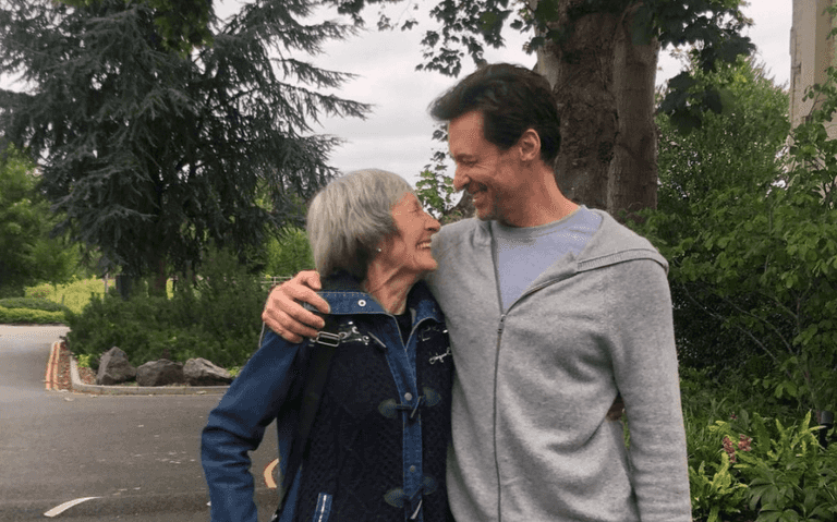 Hugh Jackman shares rare photo with mum who abandoned him as a child Hugh Jackman shares rare photo with mum who abandoned him as a child