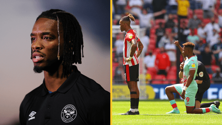 Brentford striker Ivan Toney explains why he still won’t take the knee this season Brentford striker Ivan Toney explains why he still won’t take the knee this season