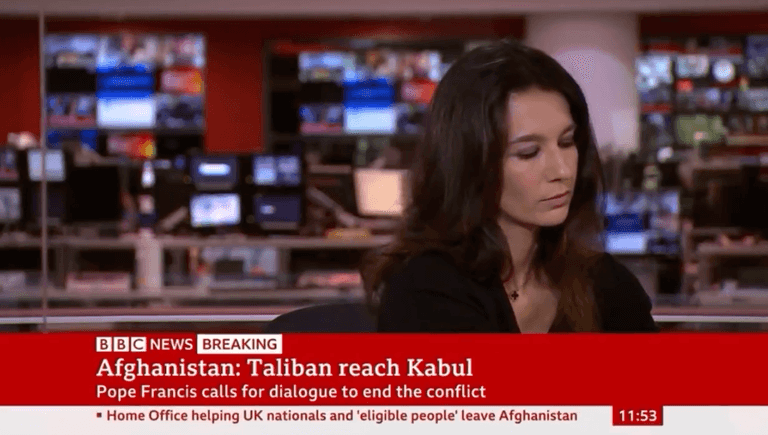 BBC journalist receives call from Taliban live on air BBC journalist receives call from Taliban live on air