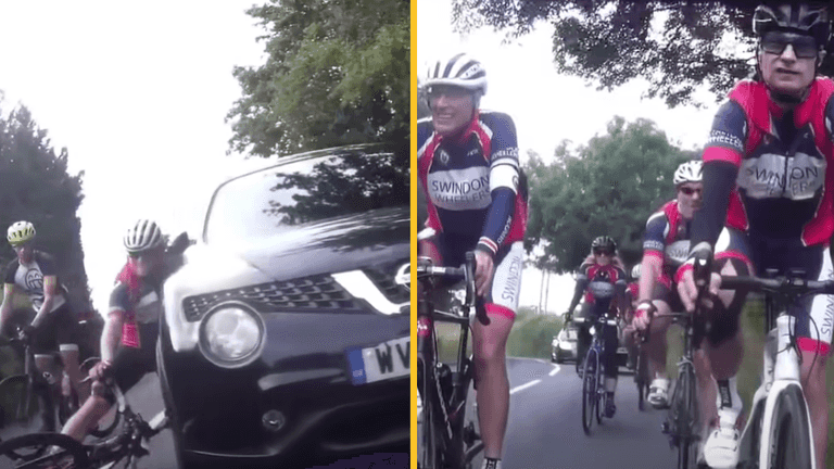 Driver punches cyclist after getting enraged at his riding group Driver punches cyclist after getting enraged at his riding group