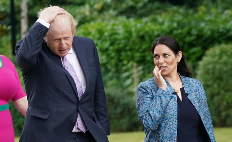 Priti Patel stays on as Home Secretary as Boris Johnson launches major reshuffle Priti Patel stays on as Home Secretary as Boris Johnson launches major reshuffle