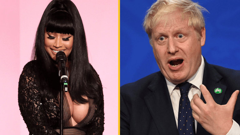 Nicki Minaj hits back at Boris Johnson’s Covid briefing diss Nicki Minaj hits back at Boris Johnson’s Covid briefing diss