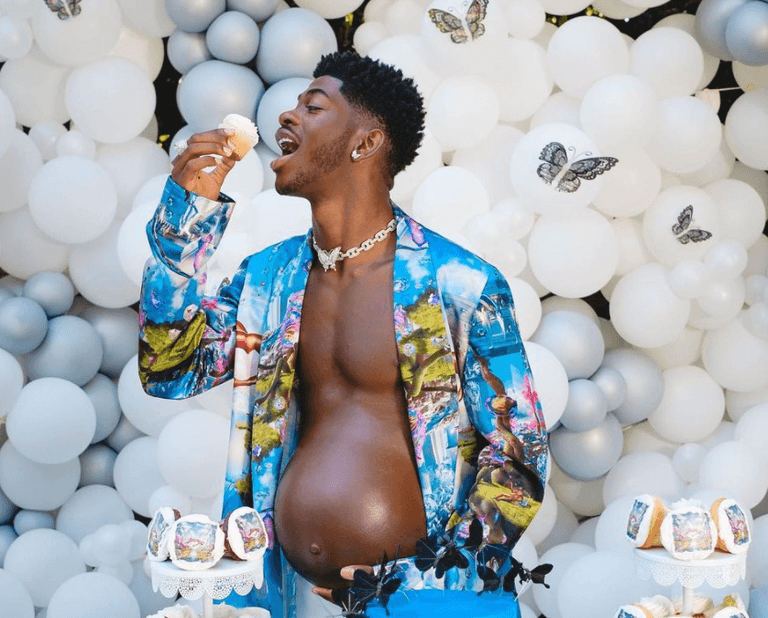 Lil Nas X shows off ‘baby bump’ for album teaser video Lil Nas X shows off ‘baby bump’ for album teaser video