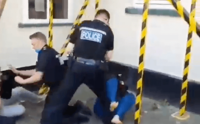 Officer caught on camera ‘fly-kicking’ 15-year-old under investigation by police watchdog Officer caught on camera ‘fly-kicking’ 15-year-old under investigation by police watchdog