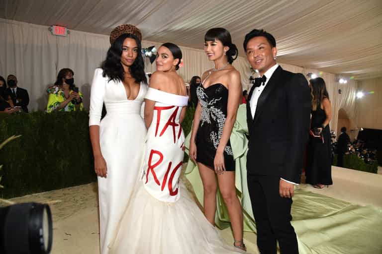 AOC’s ‘Tax the Rich’ dress designer accused of owing thousands in unpaid taxes AOC’s ‘Tax the Rich’ dress designer accused of owing thousands in unpaid taxes